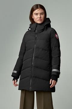 Chamarras Canada Goose Mujer México - Merritt Abrigos Negros MX6412958